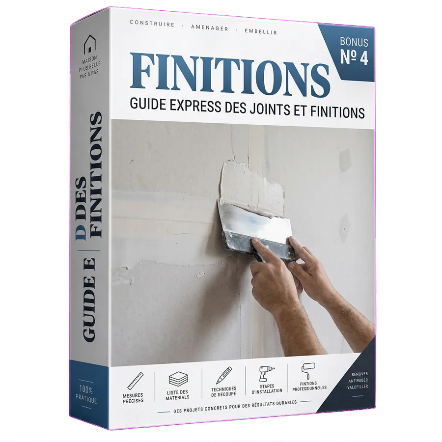 Mockup du bonus guide express des joints et finitions
