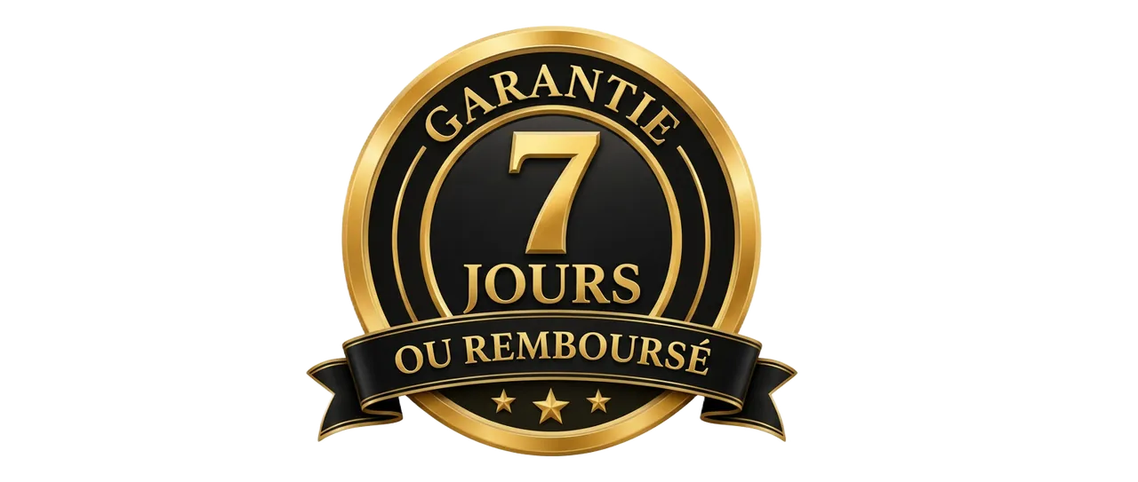 Garantie satisfait ou remboursé 7 jours